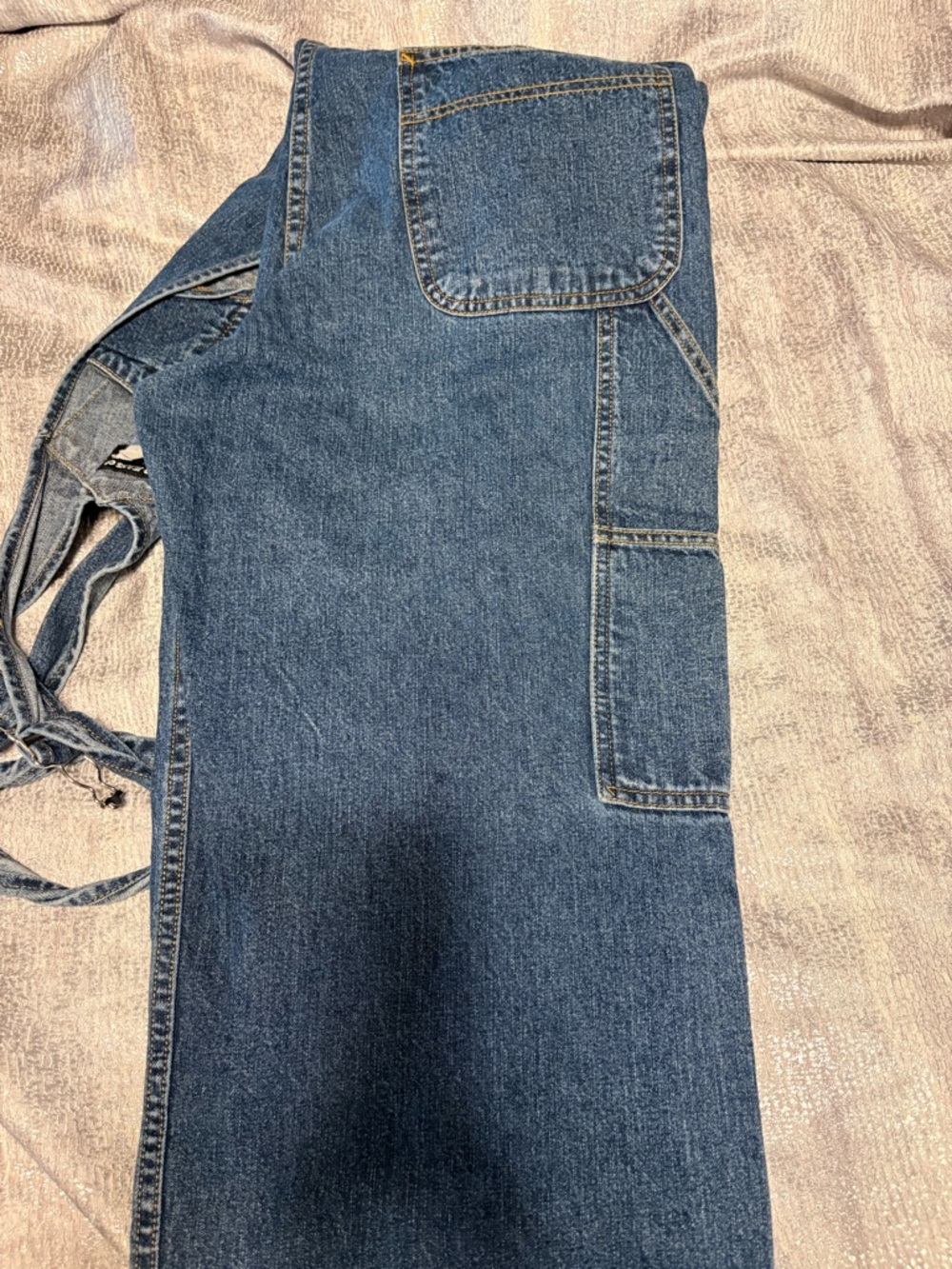 Polo by Ralph Lauren Medium Blue Denim Women's Overalls - Picture 3 of 7